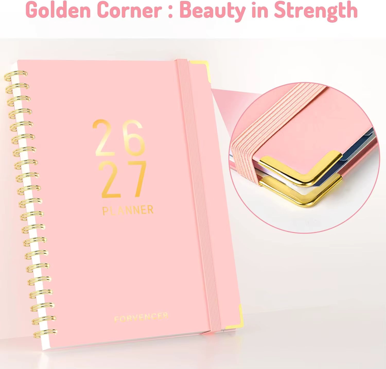 18 Month Academic Planner Jul 2026-Dec 2027, 6.3" x 8.4" Weekly Monthly Calendar with Colored Tabs, Daily Agenda Book for School