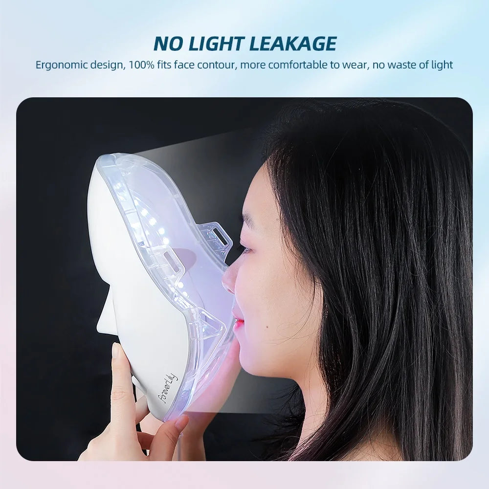 Facial LED Mask LED Photon Face Mask 7 Colors Light Beauty Mask Repair Skin Machine