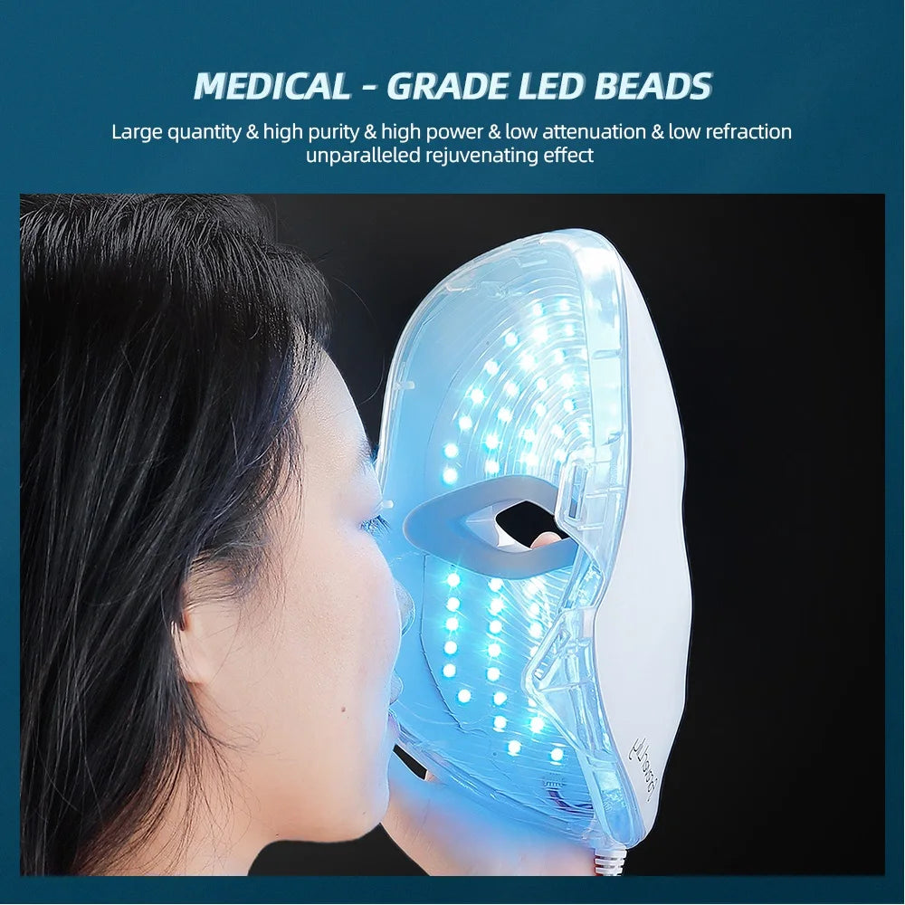 Facial LED Mask LED Photon Face Mask 7 Colors Light Beauty Mask Repair Skin Machine