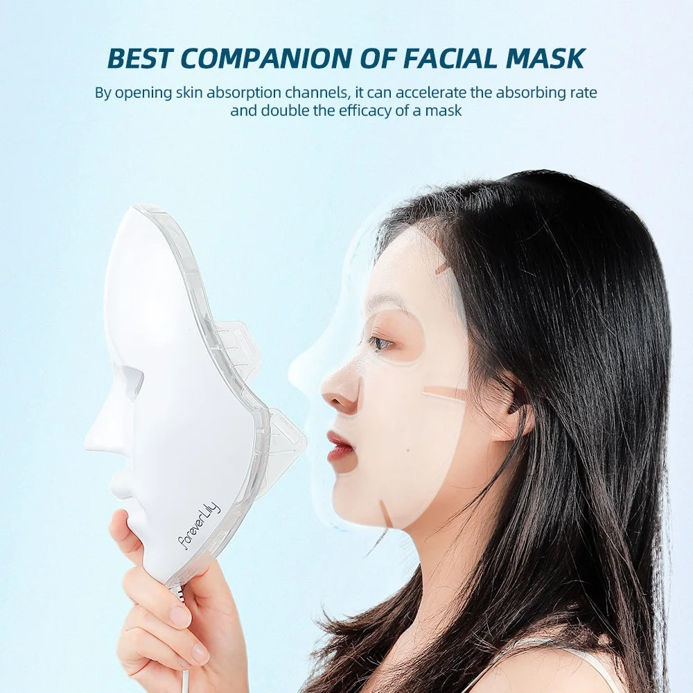 Facial LED Mask LED Photon Face Mask 7 Colors Light Beauty Mask Repair Skin Machine