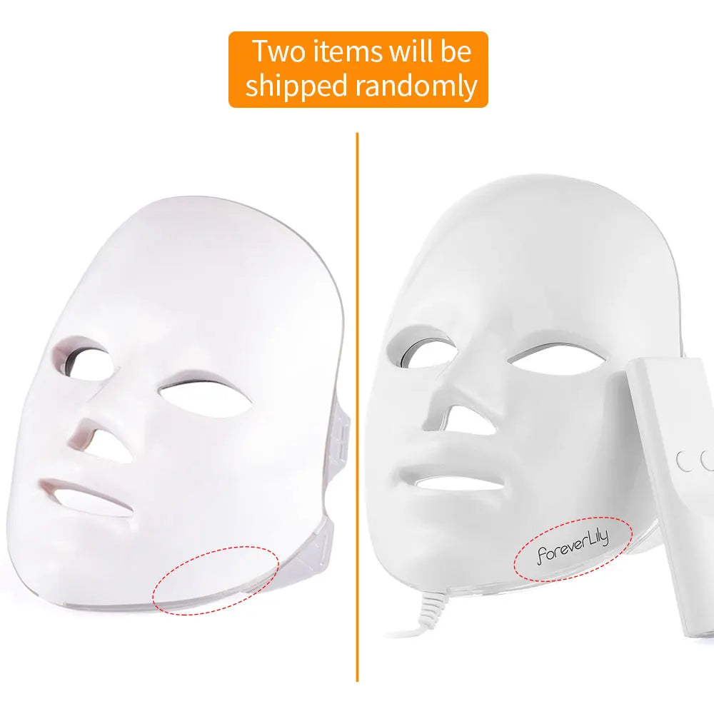 Facial LED Mask LED Photon Face Mask 7 Colors Light Beauty Mask Repair Skin Machine