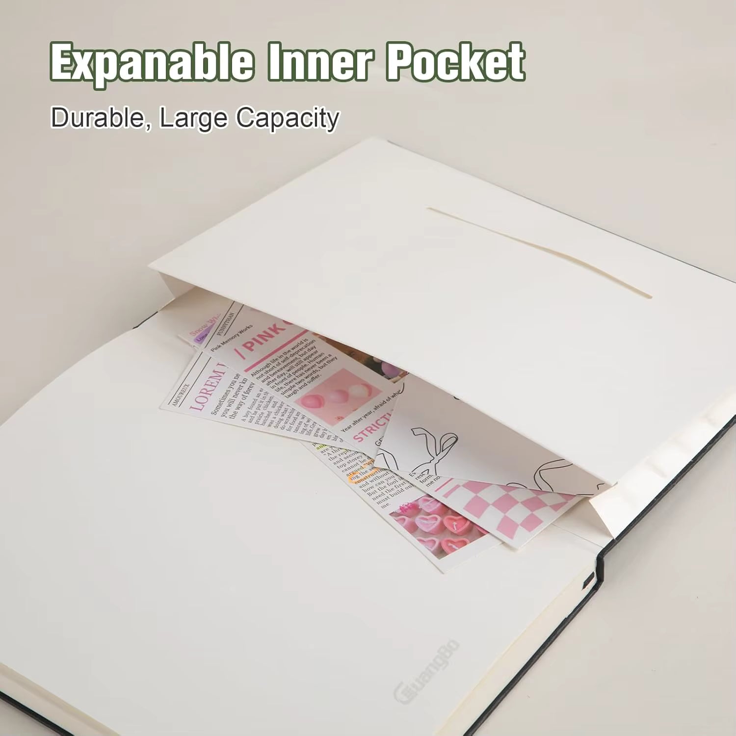 160-Page Lined Hardcover Notebook, 5.6" x 8", Premium 100GSM Paper, No Bleed, for Writing & Journaling