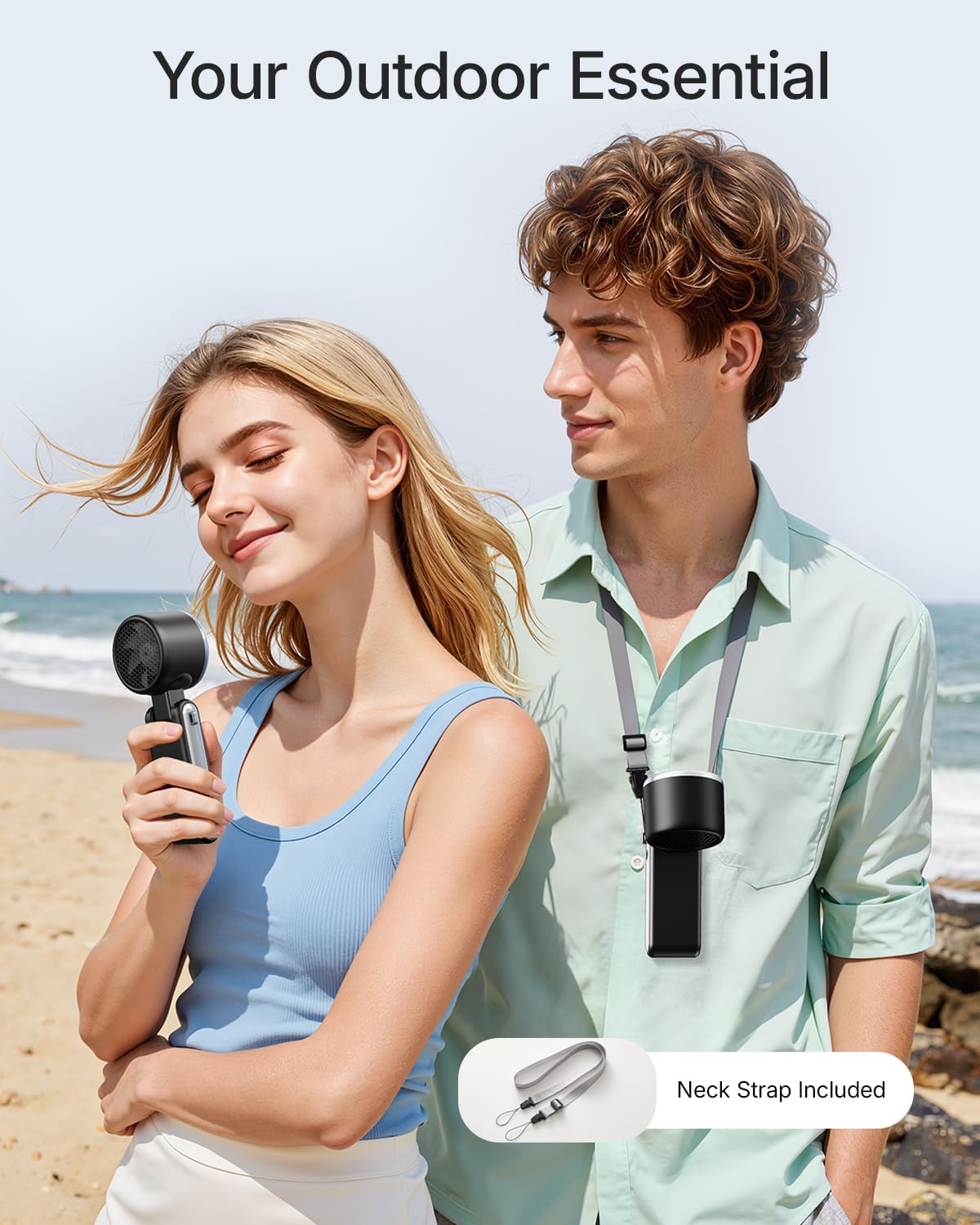 BreezePocket Turbo Handheld Cooling Fan