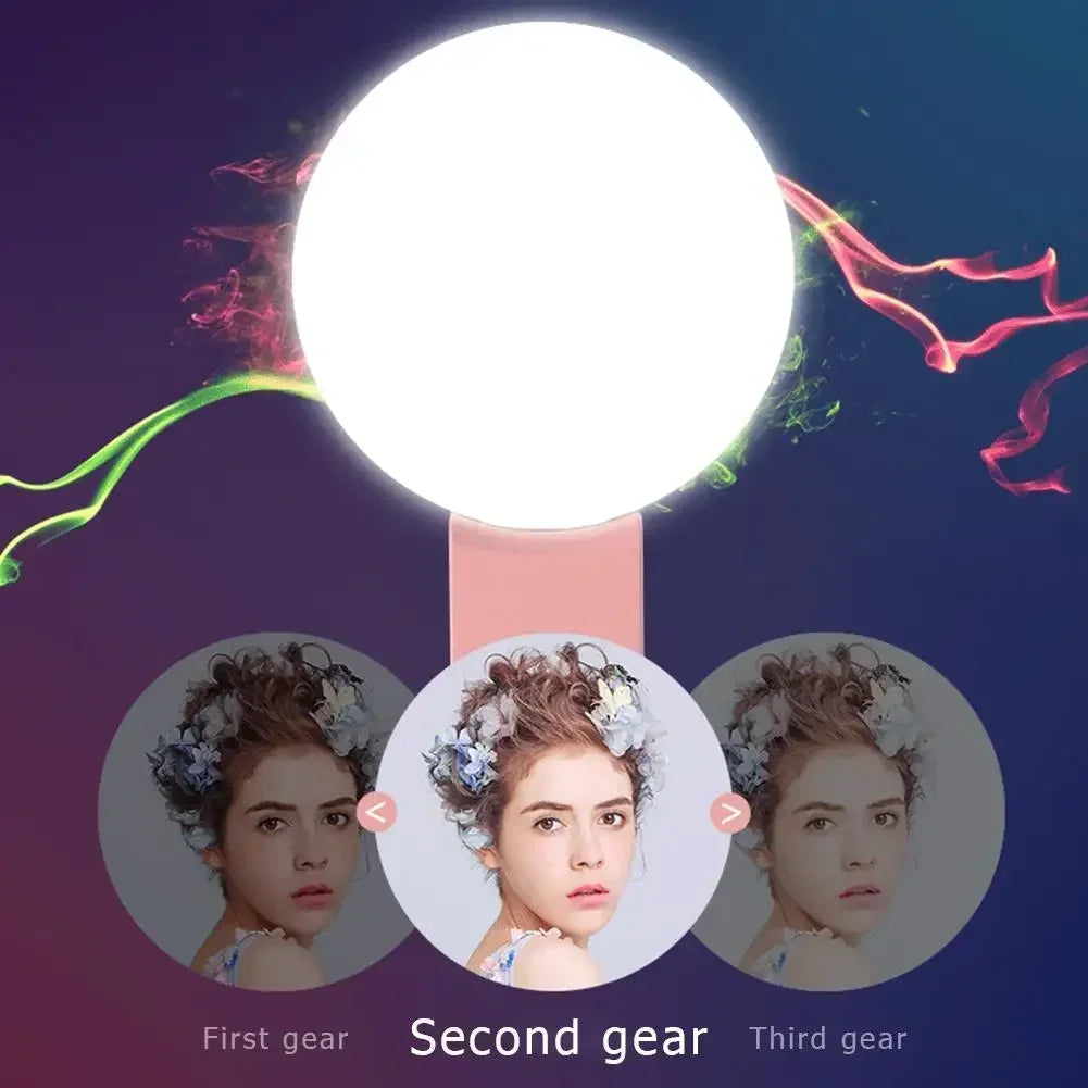 Pocket Clip LED Selfie Light