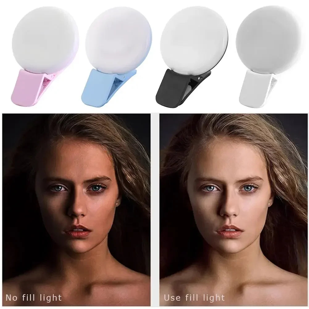 Pocket Clip LED Selfie Light